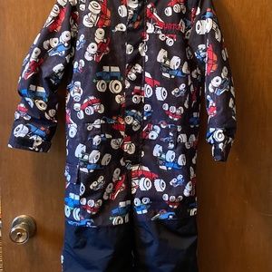 Burton monster truck onesie